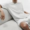 T-shirt à manches courtes Double Take - Blanc chiné