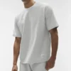 T-shirt à manches courtes Double Take - Blanc chiné