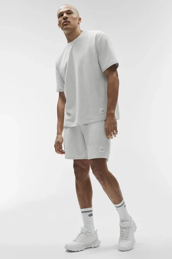T-shirt à manches courtes Double Take - Blanc chiné