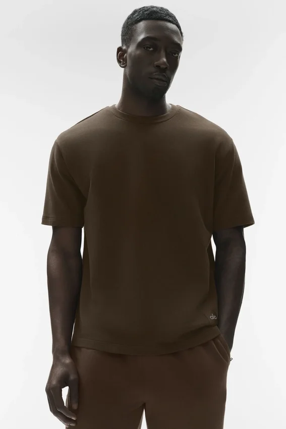 T-shirt à manches courtes Double Take - Espresso