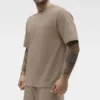T-shirt à manches courtes Double Take - Gravel