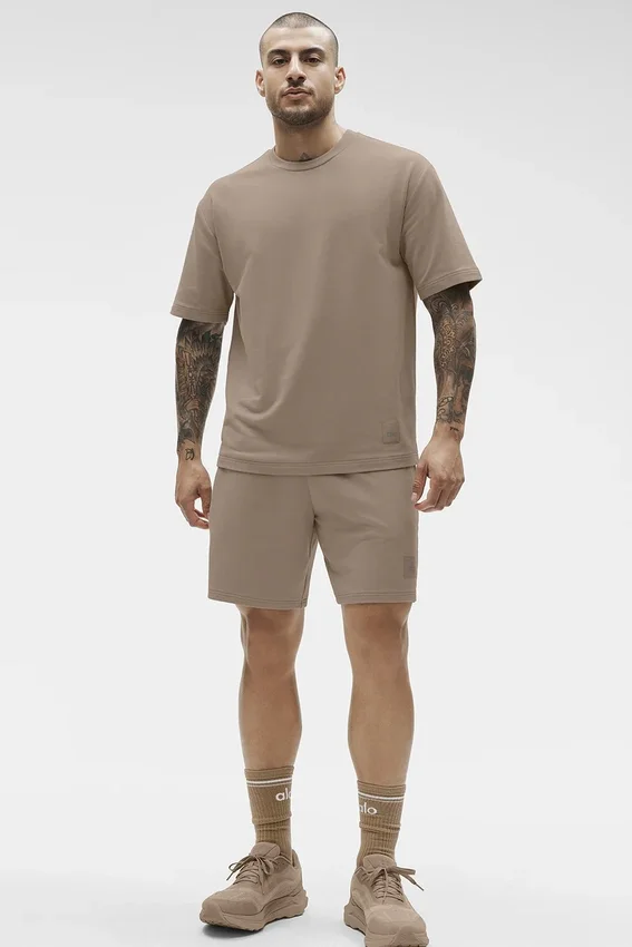 T-shirt à manches courtes Double Take - Gravel