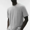 T-shirt à manches courtes Double Take - Gris chiné athlétique
