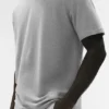 T-shirt à manches courtes Double Take - Gris chiné athlétique