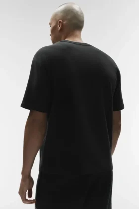 T-shirt à manches courtes Double Take – Noir