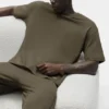 T-shirt à manches courtes Double Take - Olive Tree