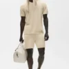 T-shirt à manches courtes en coton et cachemire Ever Soft - Sandy Beige