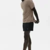 T-shirt à manches courtes en jersey de lin « Coastal » - Gravel