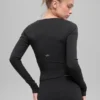 T-shirt à manches longues Alo Softsculpt Precision - Noir
