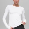 T-shirt à manches longues Alosoft Finesse - Blanc