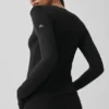 T-shirt à manches longues Alosoft Finesse - Noir