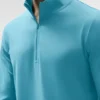 T-shirt à manches longues Conquer 1/4 Zip Reform - Blue Breeze