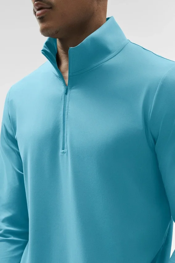 T-shirt à manches longues Conquer 1/4 Zip Reform - Blue Breeze