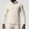 T-shirt à manches longues Conquer 1/4 Zip Reform - Bone