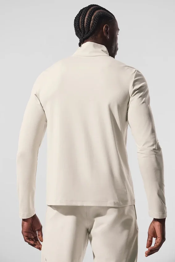 T-shirt à manches longues Conquer 1/4 Zip Reform - Bone