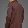 T-shirt à manches longues Conquer 1/4 Zip Reform - Brownstone