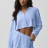 T-shirt à manches longues court Unmatched - Bleu Provence clair