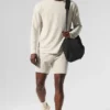 T-shirt à manches longues Double Take - Beige