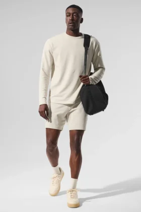 T-shirt à manches longues Double Take - Beige