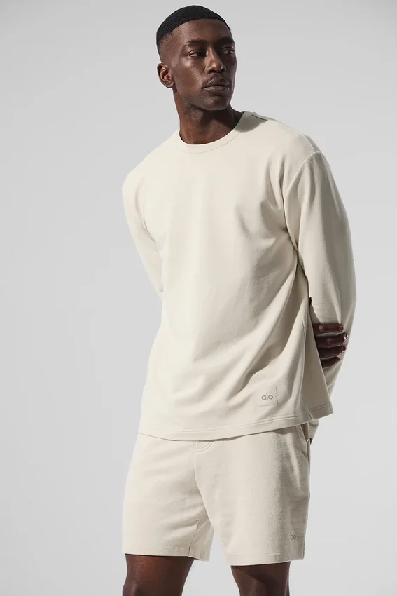 T-shirt à manches longues Double Take - Beige