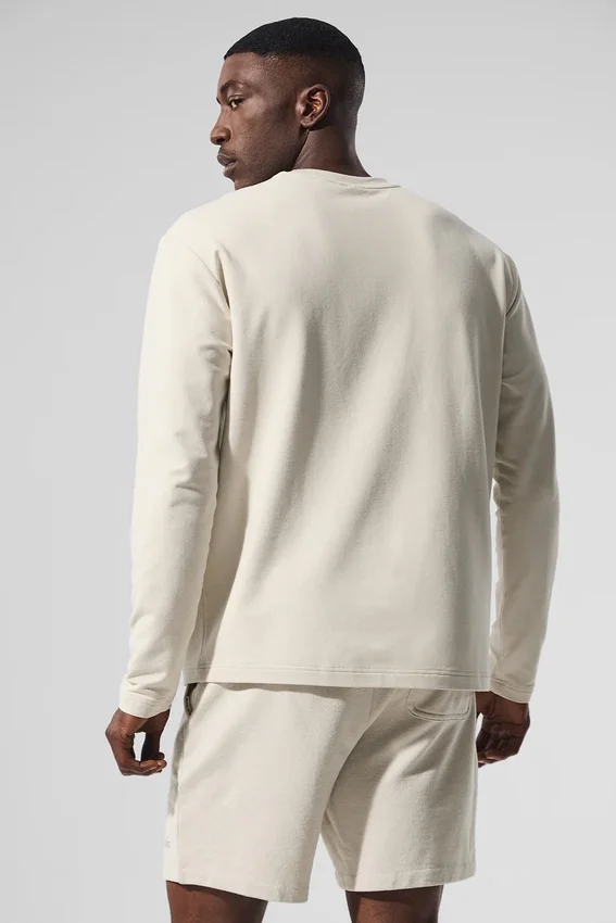 T-shirt à manches longues Double Take - Beige