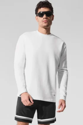 T-shirt à manches longues Double Take - Blanc