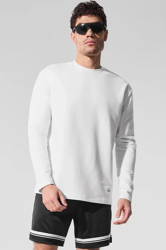 T-shirt à manches longues Double Take - Blanc