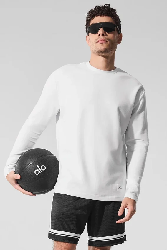 T-shirt à manches longues Double Take - Blanc