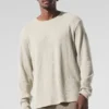 T-shirt à manches longues Elevate Waffle - Bone