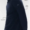 T-shirt à manches longues et capuche Conquer Reform - Bleu marine