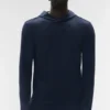 T-shirt à manches longues et capuche Conquer Reform - Bleu marine