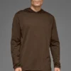 T-shirt à manches longues et capuche Conquer Reform - Espresso