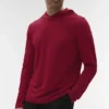 T-shirt à manches longues et capuche Conquer Reform - Grenat