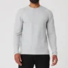 T-shirt à manches longues Micro Waffle Fast Break - Gris chiné athlétique