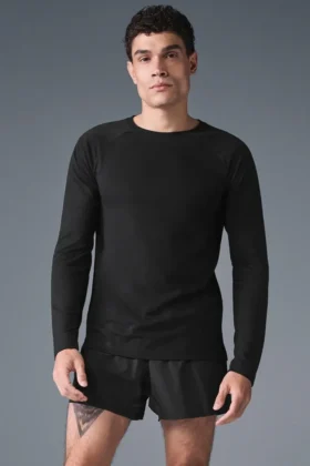 T-shirt à manches longues Triumph - Noir