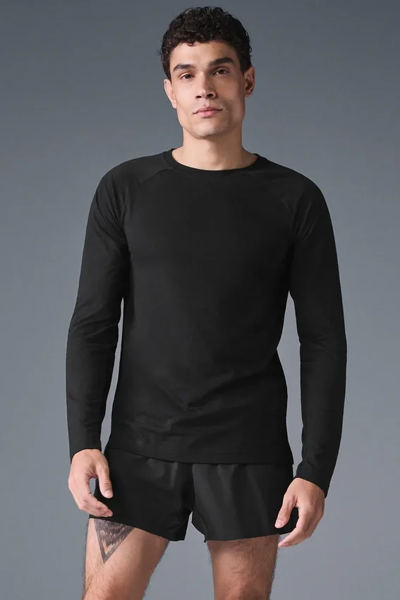 T-shirt à manches longues Triumph - Noir