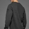 T-shirt à manches longues Waffle Lounge – Anthracite