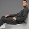 T-shirt à manches longues Waffle Lounge – Anthracite