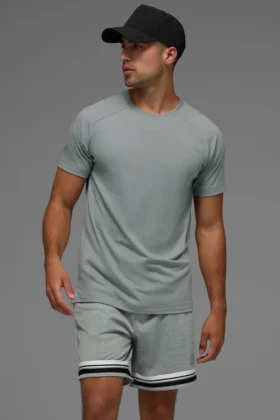 T-shirt à manches raglan Triumph - Gris lunaire