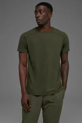 T-shirt à manches raglan Triumph - Vert olive