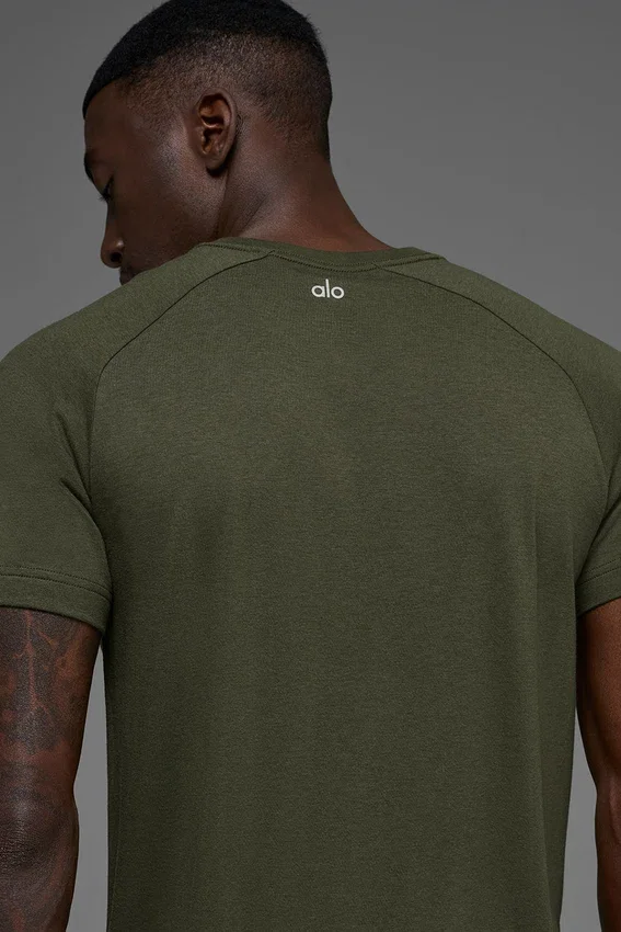 T-shirt à manches raglan Triumph - Vert olive