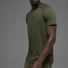 T-shirt à manches raglan Triumph - Vert olive