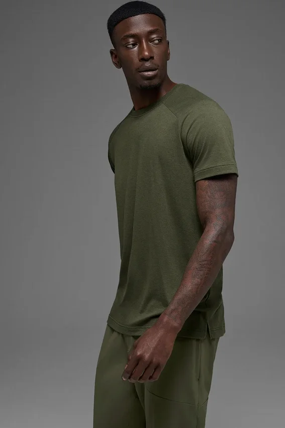 T-shirt à manches raglan Triumph - Vert olive