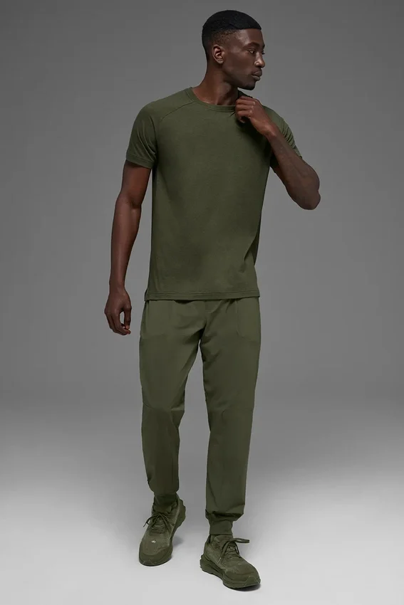 T-shirt à manches raglan Triumph - Vert olive