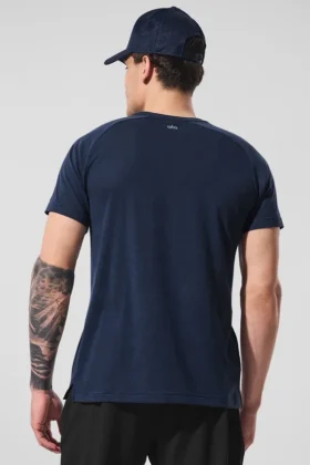 T-shirt raglan Triumph – Bleu marine