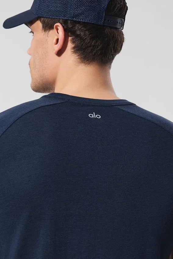 T-shirt raglan Triumph - Bleu marine