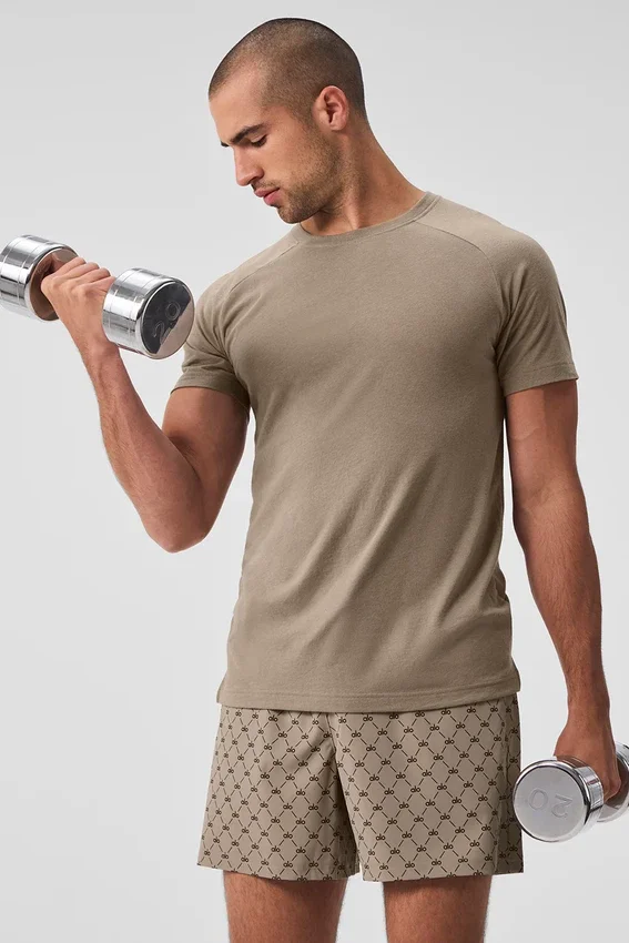 T-shirt raglan Triumph - Gravel