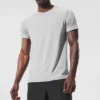 T-shirt raglan Triumph – Gris chiné athlétique