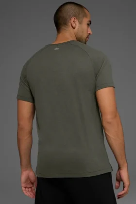 T-shirt raglan Triumph – Vert furtif