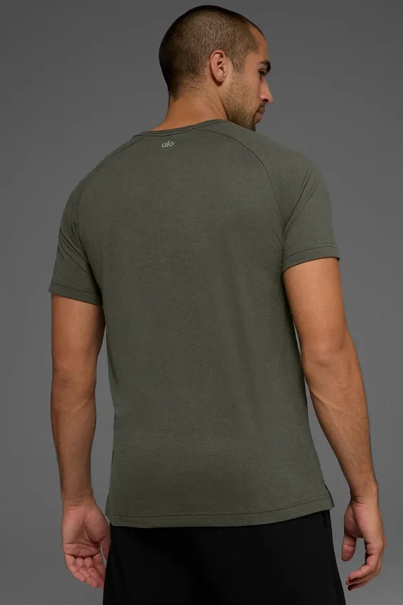T-shirt raglan Triumph - Vert furtif